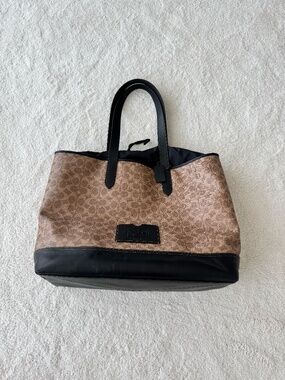 Leather Travel Coach Bag